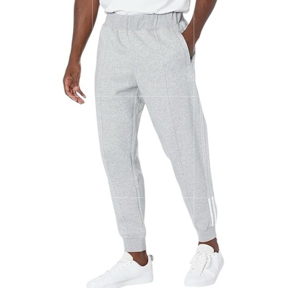 Adidas Heather Gray Joggers - Picture 1 of 7